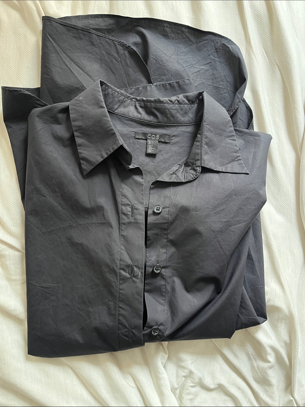 COS Oversized Poplin Button-Down Shirt